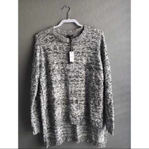 NWT EXPRESS Marled Gray Sweater